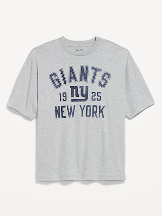 New York Giants Oversized Graphic T-Shirt for Men | Old Navy (US)
