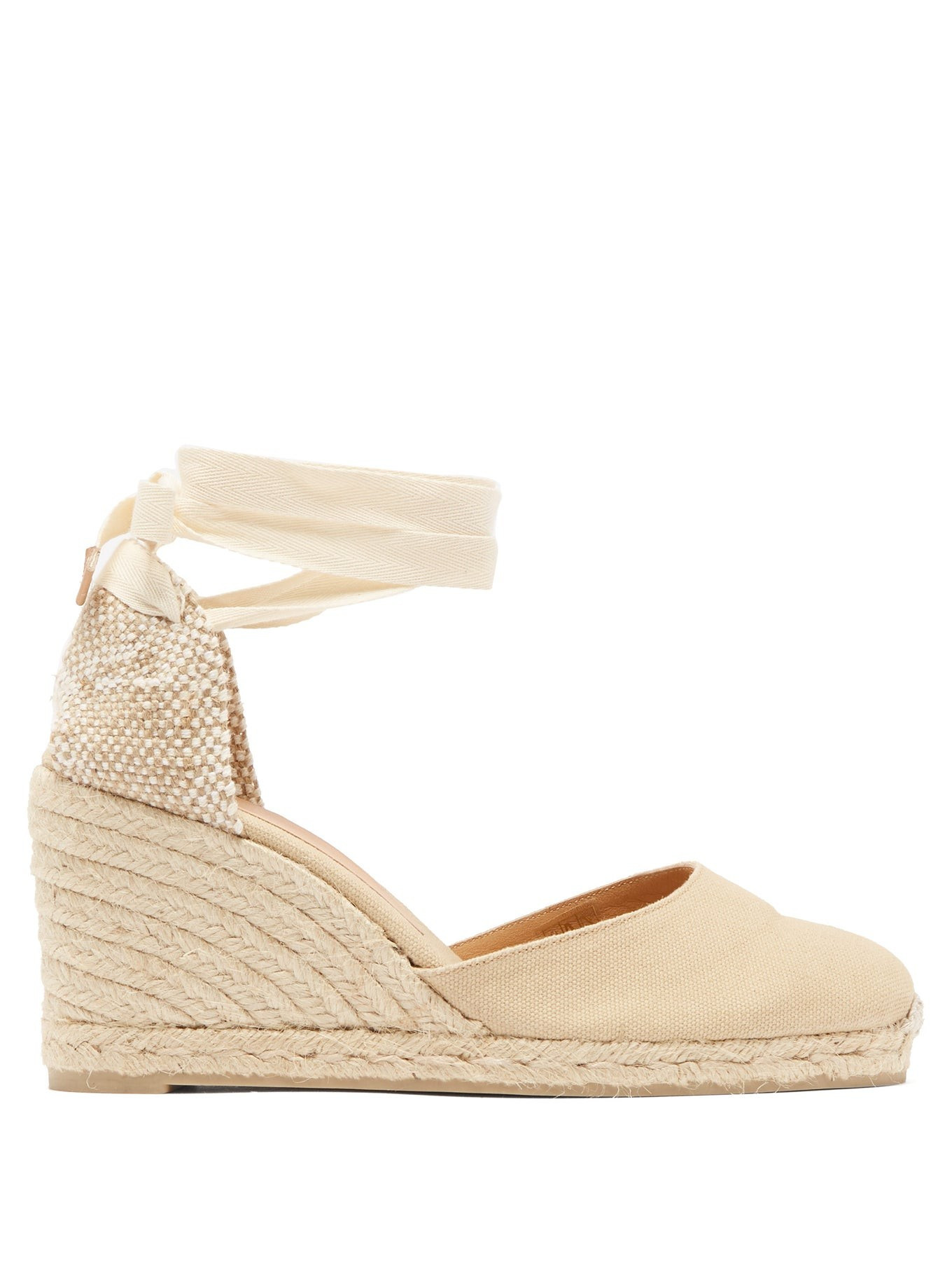 Carina 80 canvas & jute espadrille wedges | Castañer | Matches (UK)