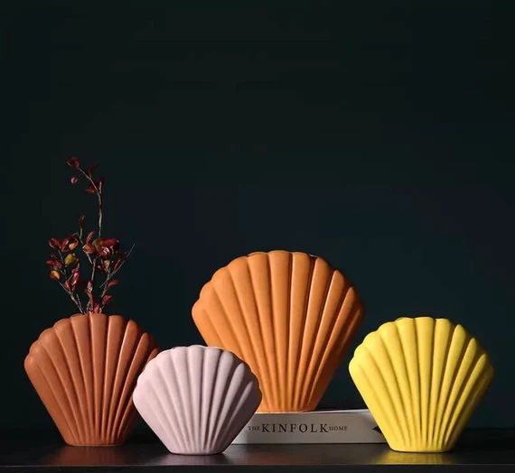 Ceramic Shell Vase | Etsy | Etsy (UK)