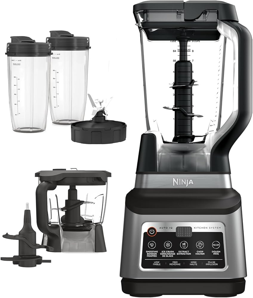 Ninja BN801 Professional Plus Kitchen System, 1400 WP, 5 Functions for Smoothies, Chopping, Dough... | Amazon (US)