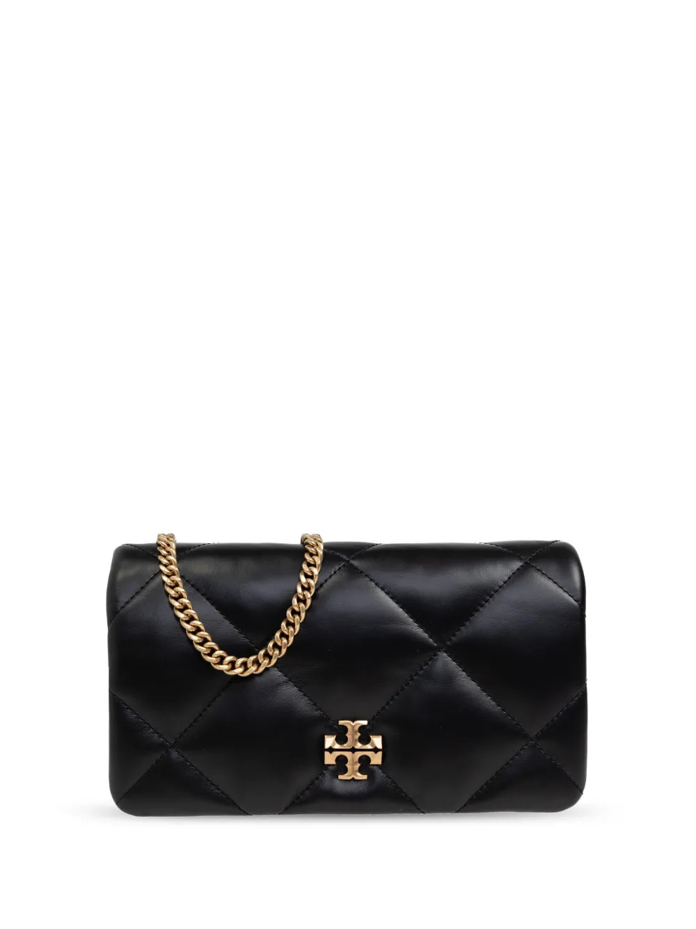 Tory Burch Kira Diamond Clutch Bag  | Black | FARFETCH AE | Farfetch Global