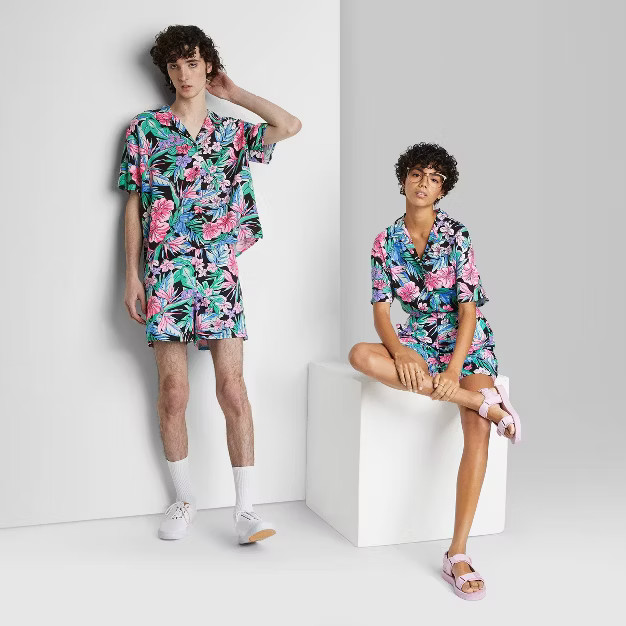 Short Sleeve Camp Button-Down Shirt - Wild Fable™ | Target