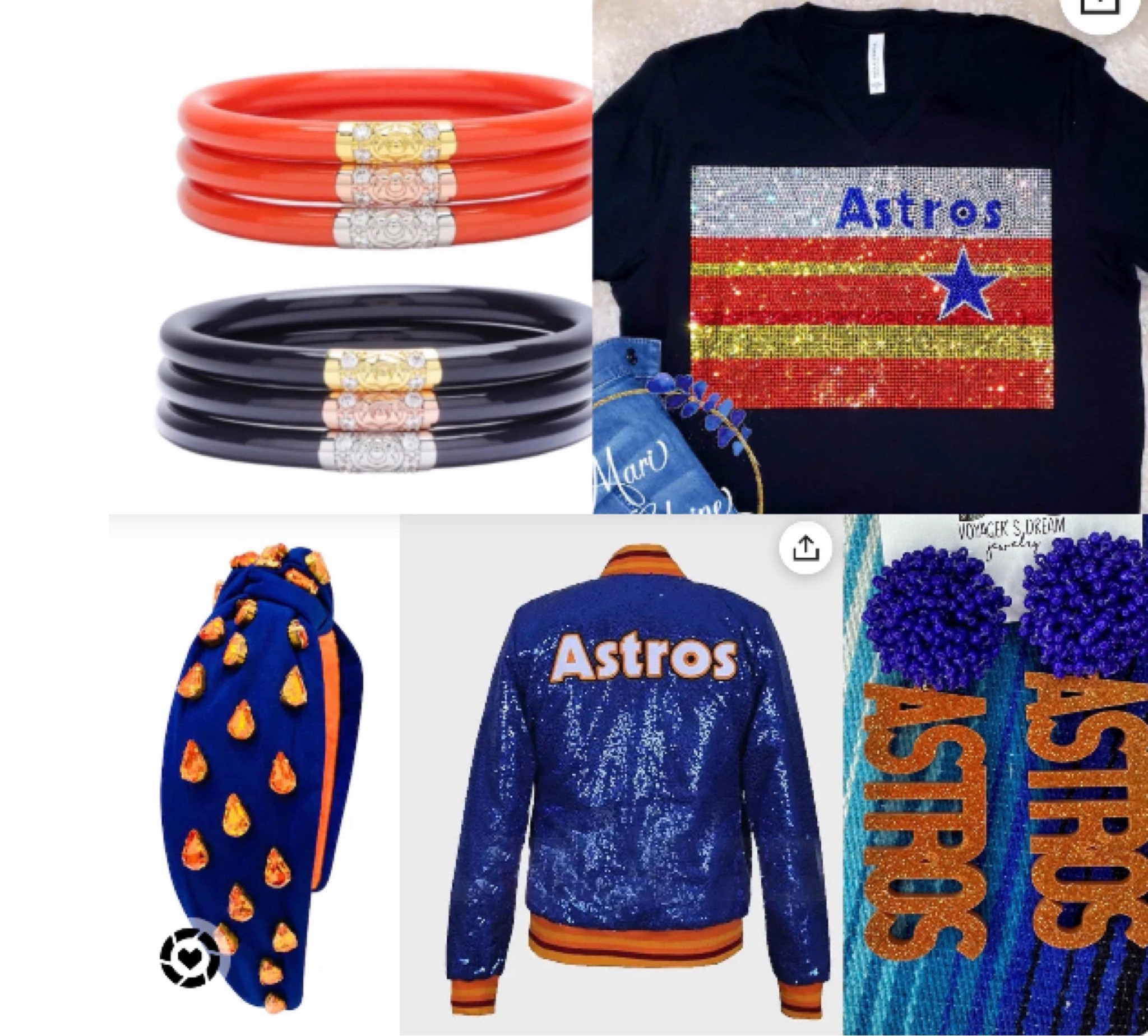 Houston Astros Sequin Jacket 