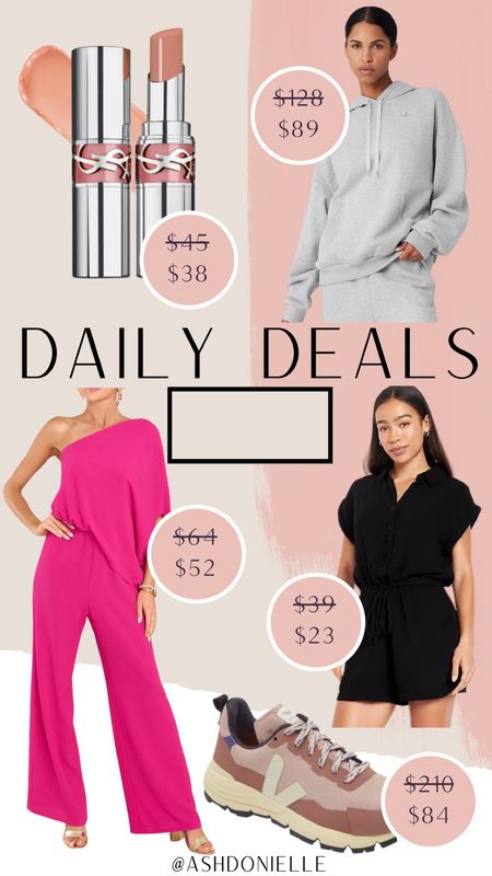 Daily deals - daily discounts - summer fashion - old navy on sale - alo sale - bestselling beauty - ysl lip stick on sale - vejas on sale

#LTKsalealert #LTKSeasonal #LTKstyletip