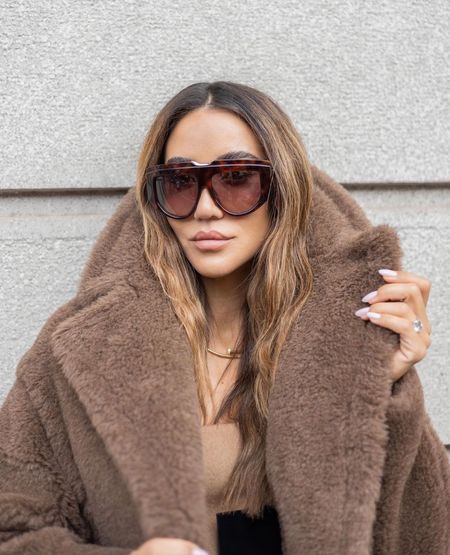 It has been 10 years since the iconic teddy coat from Max Mara has been keeping us cosy. Celebrating with the new Teddy sunglasses to match.