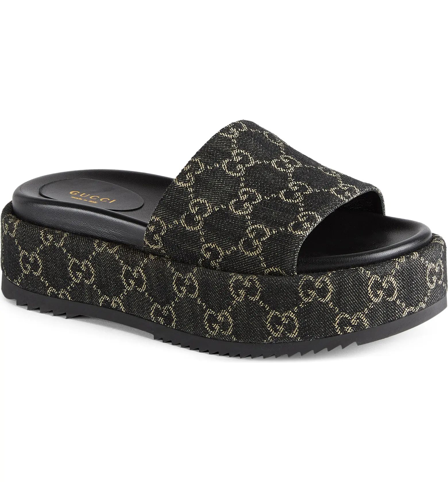 Gucci Angelina GG Logo Platform Slide Sandal | Nordstrom | Nordstrom