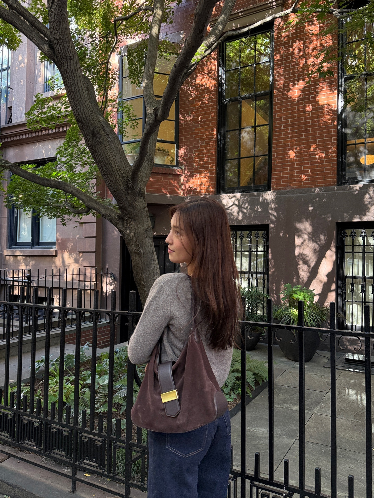 Fall in nyc 🪵🤎🍁🐻 love all the dark denim and suede ive been seeing!!

#LTKItBag #LTKSeasonal #LTKStyleTip