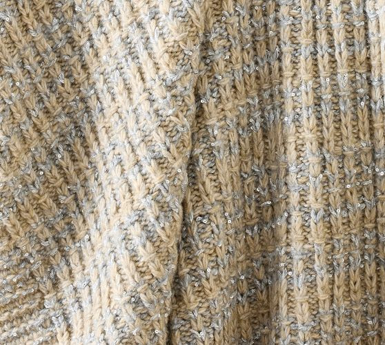 Archie Sparkle Knit Throw | Pottery Barn (US)
