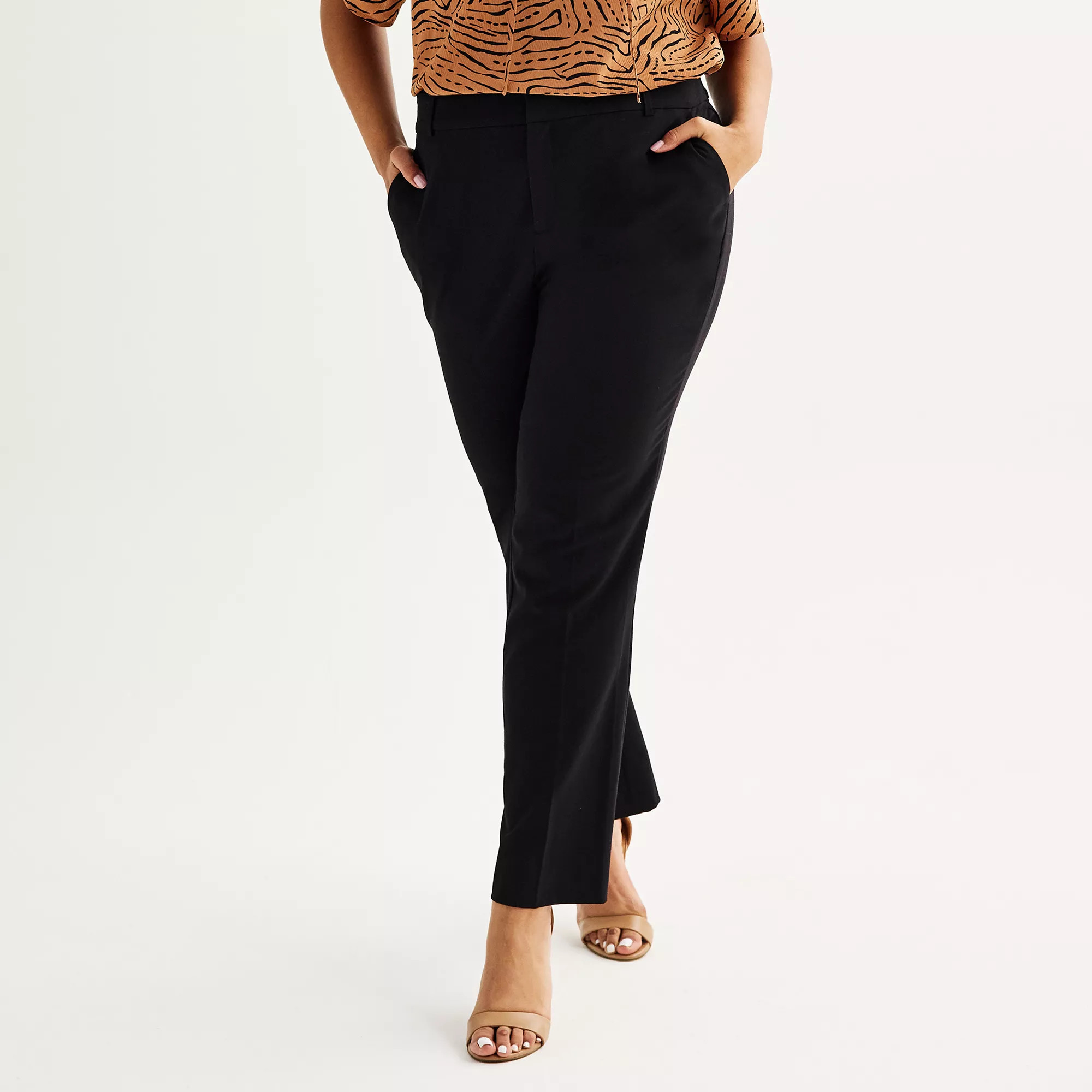 Plus Size Nine West Barely Bootcut Pants | Kohl's