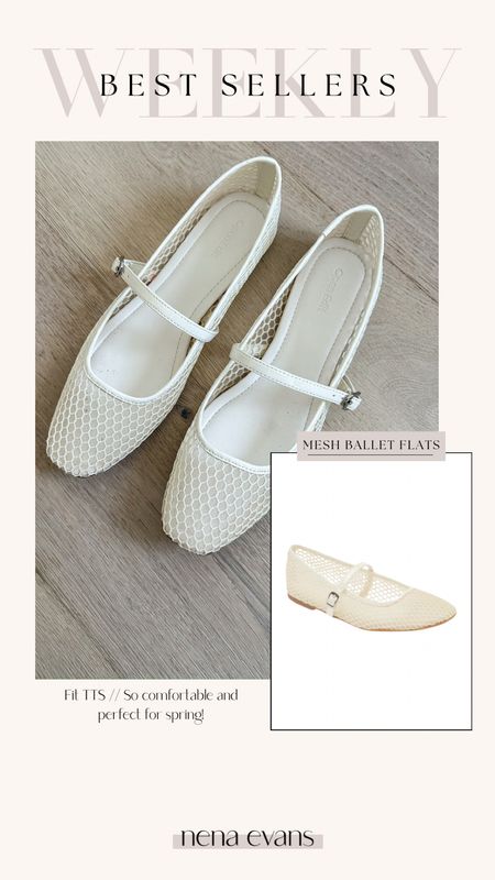Weekly best sellers! Fit TTS and so comfortable! 


Spring shoes 
Casual shoes 
Ballet flats
Mesh flats 

#LTKstyletip #LTKfindsunder100 #LTKshoecrush