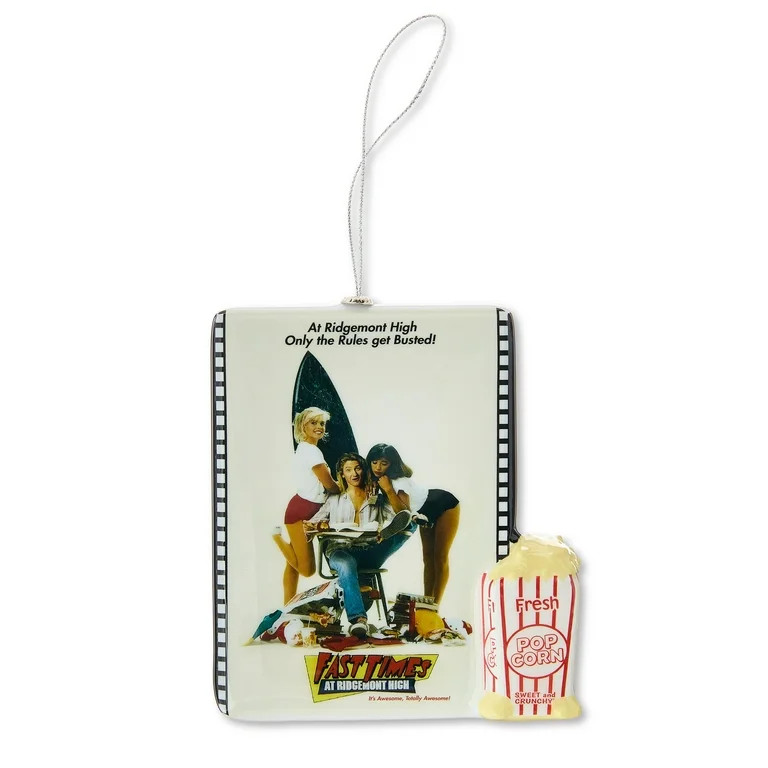 Fast Times at Ridgemont High Movie Poster Decoupage Holiday Ornament, White, Plastic, Collectible... | Walmart (US)