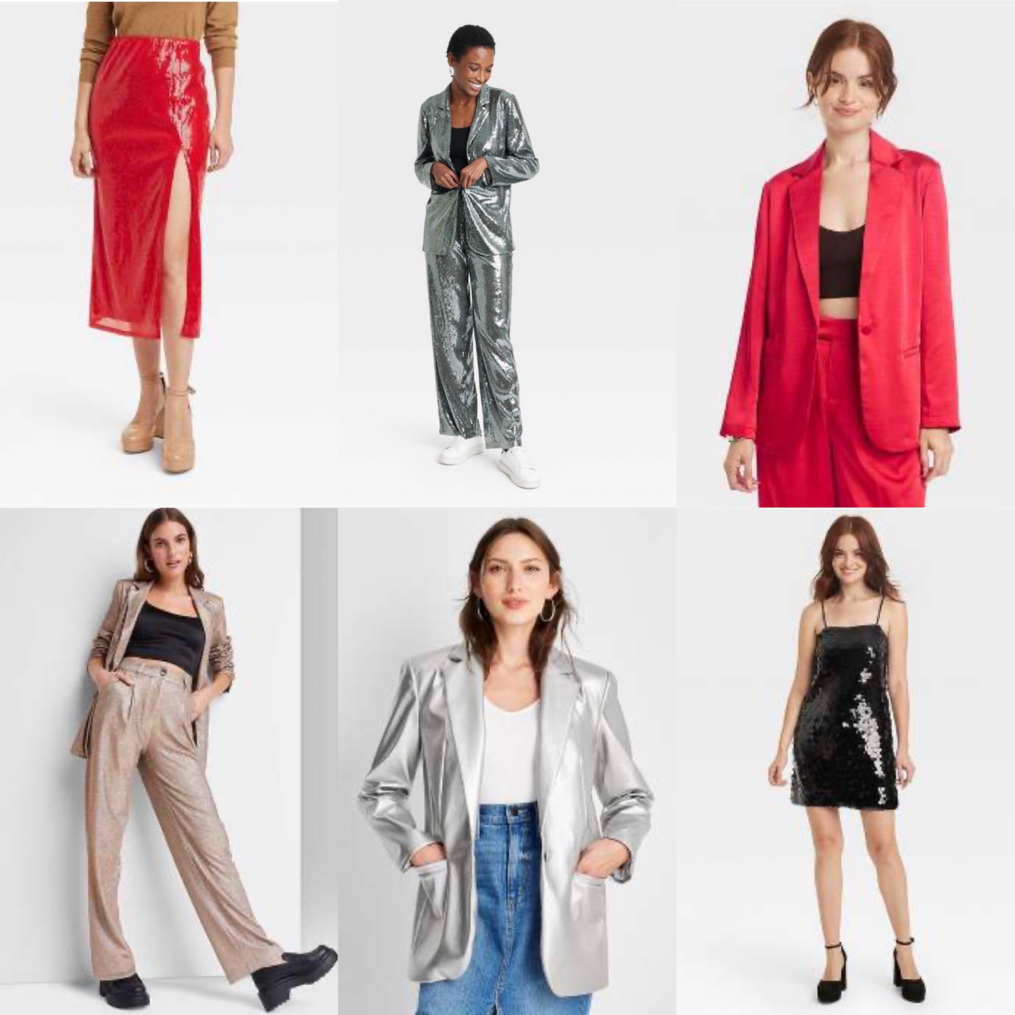 Target Holiday looks 30% off
Sequin
Christmas outfit
New year
Party
Occasion 
Glitter pants 
Wide leg
Satin
Red 
Silver
Blazer
Midi skirt
Affordable 
Target style 
Target finds 

#LTKsalealert #LTKfindsunder50 #LTKstyletip