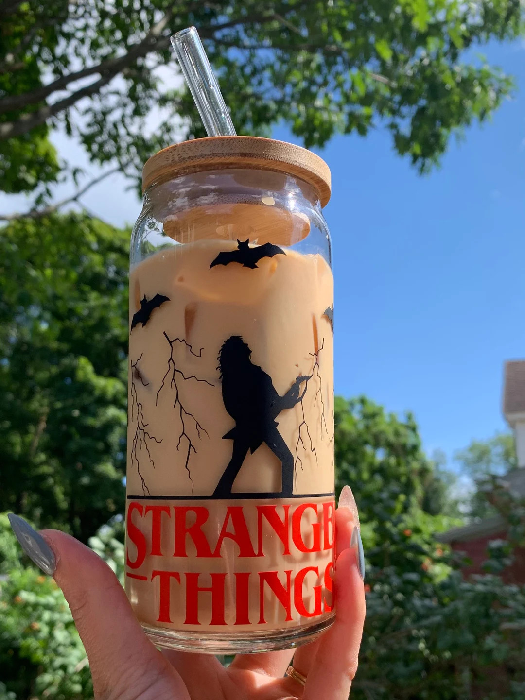 Stranger things 20oz Libbey glass | Etsy (US)