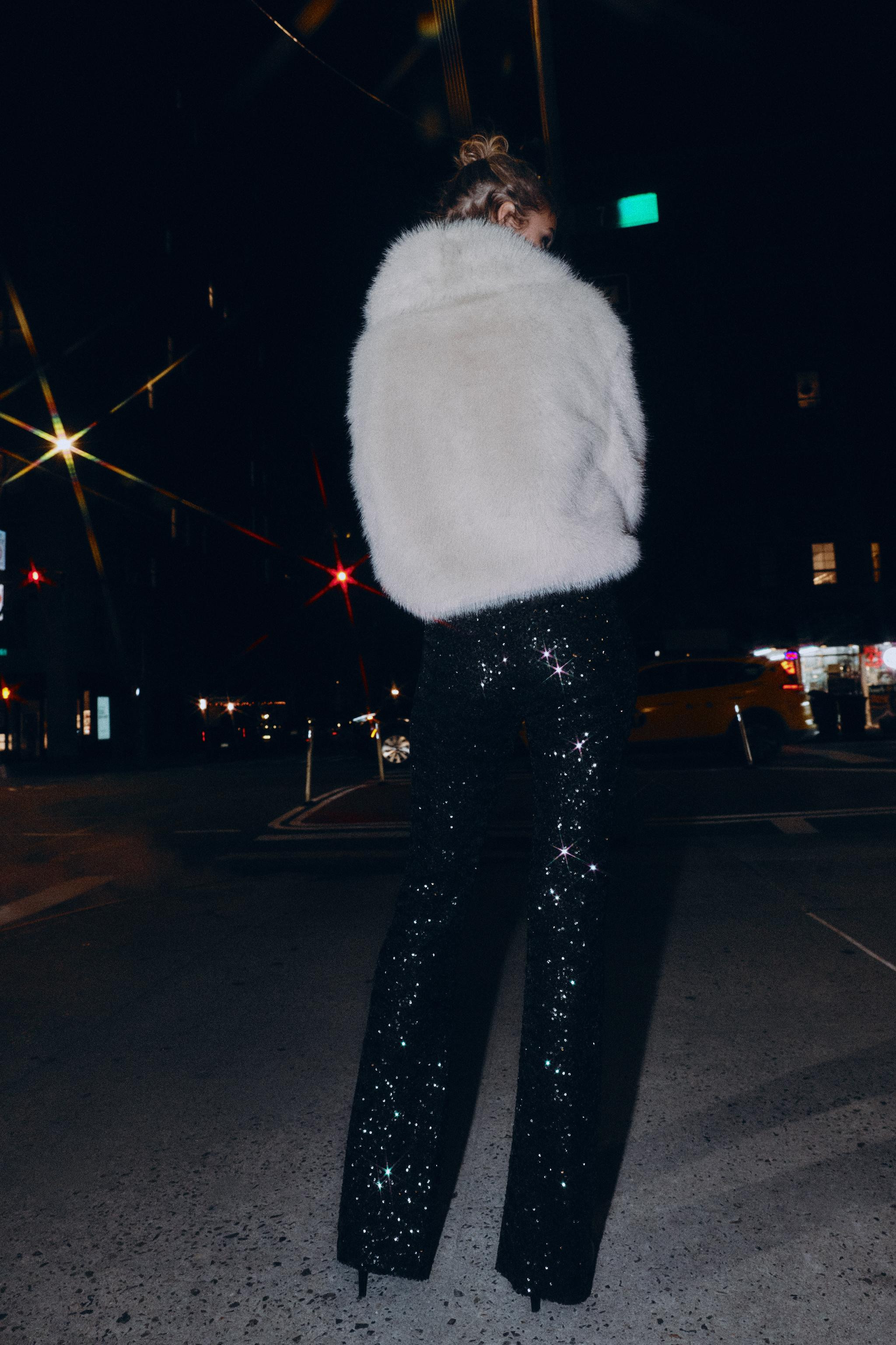 FLARE SEQUIN LEGGINGS | Zara US