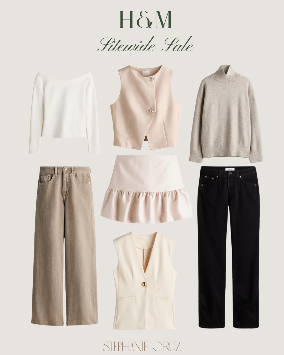Holiday gatherings call for effortless neutrals. Shop my holiday-ready picks. 

#HolidayStyle #HMSale #HolidayOutfits  

 #LTKHoliday #LTKootd