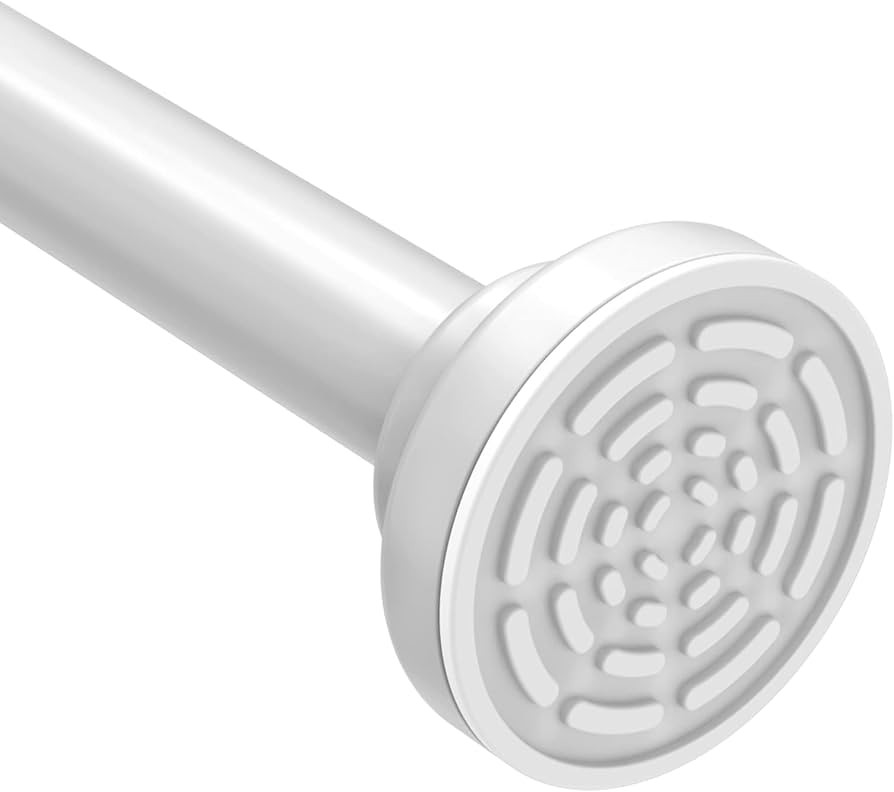 Ausemku Shower Curtain Rod Tension - 26-76 Inch Never Rust Non-Slip Spring Tension Curtain Rod No... | Amazon (US)