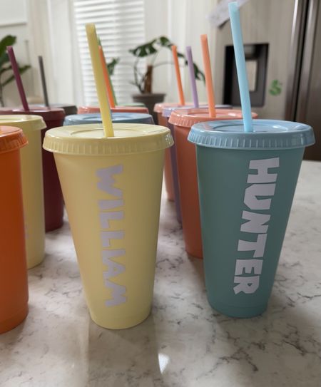Amazon cups for DIY kids party favors for birthday parties, sports parties etc! Pastel kids cups turned out so cute and decent quality for low price 

#LTKfindsunder50 #LTKkids #LTKparties