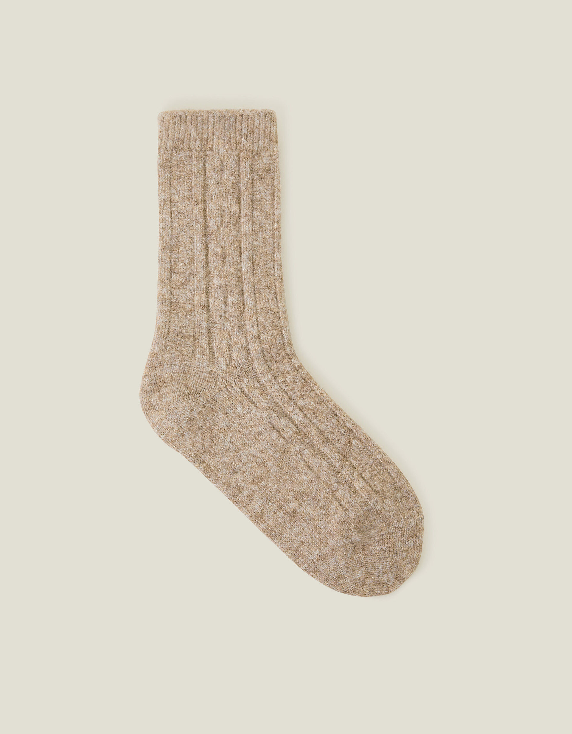 Cable Knit Boot Socks Brown | Accessorize (Global)