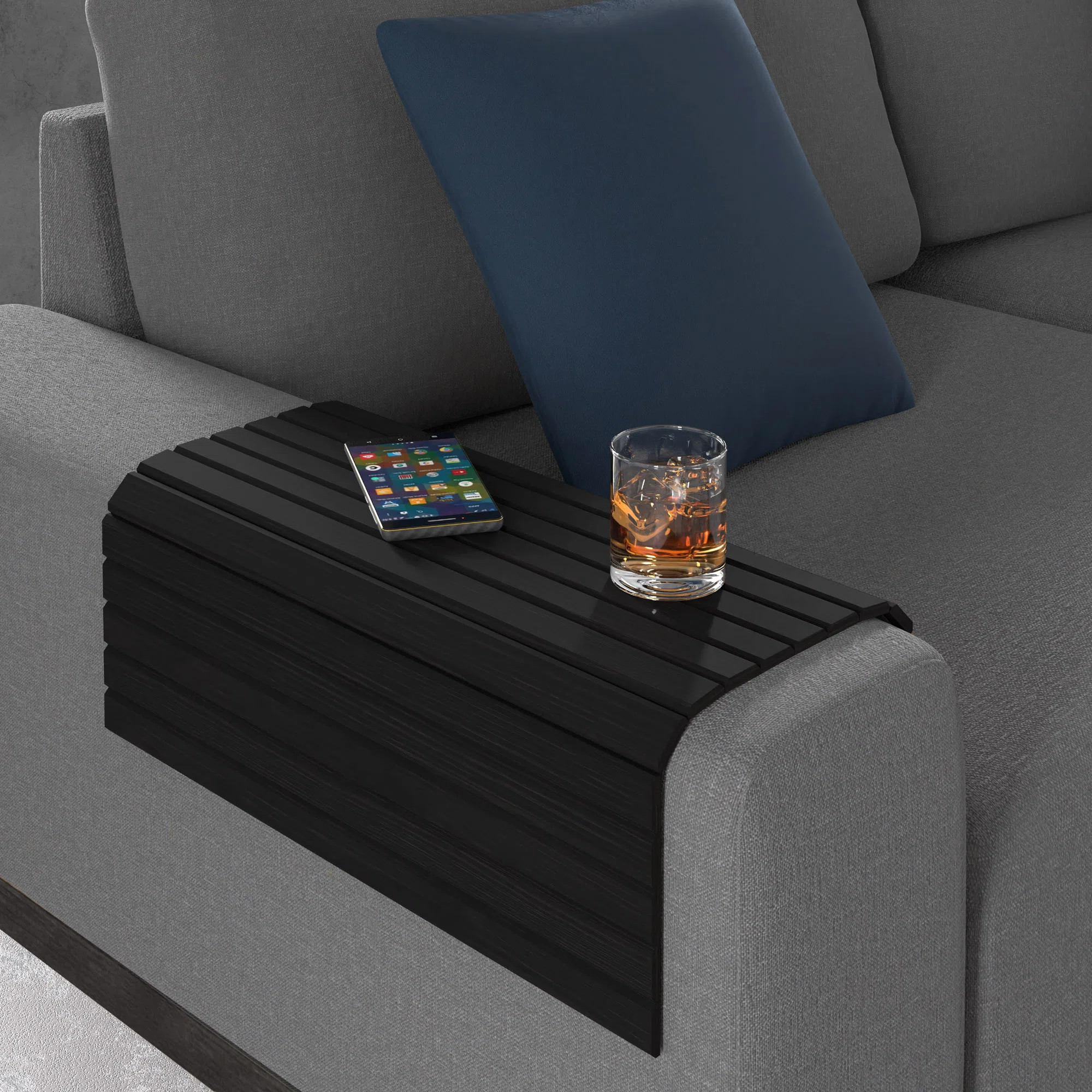 Homlando Sofa Couch Arm Table | Wayfair | Wayfair North America