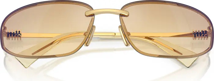 Miu Miu 69mm Oversize Oval Sunglasses | Nordstrom | Nordstrom