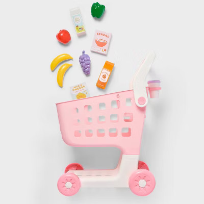 Shopping Cart and Accessories Playset - Gigglescape™: Fits 14-Inch Dolls, Includes Play Food, 1... | Target