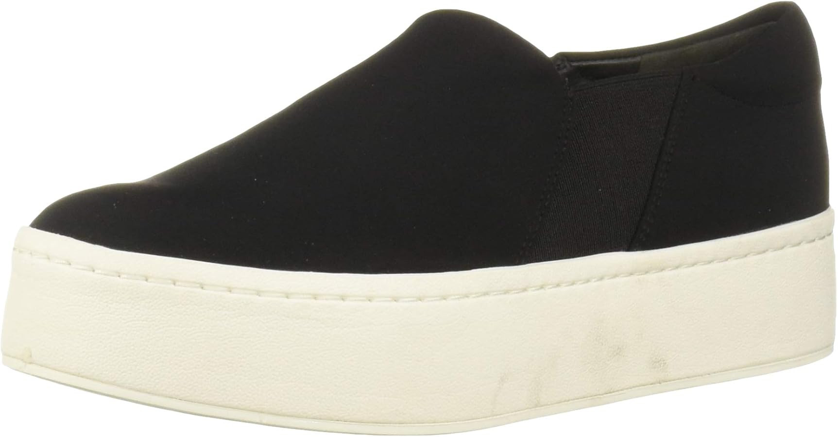 Vince Womens Warren Platform Slip On Fashion Sneakers Black Micro Stretch 6 US | Amazon (US)
