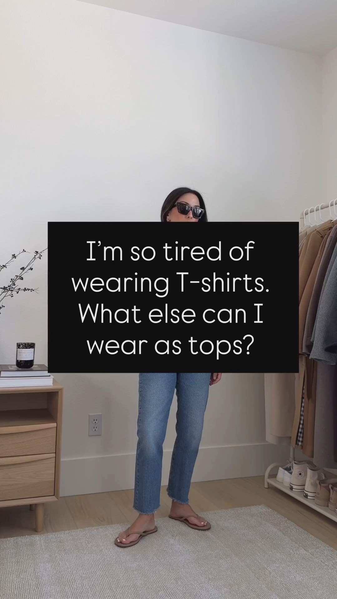 I'm so tired of wearing tee-shirts, what else can I wear as tops? A question I get asked often. What about these?

Wearing my Dorsey James 15" necklace and J.Crew earrings in all outfits

Look 1
Aritzia knit tank small
Pistola pants xs
Everlane sandals 5
Amazon bag
YSL sunglasses

Look 2
Gap knit cardigan xs
AGOLDE jeans 25. Sized up and cut hems
Mansur Gavriel flats 35
Madewell tote (old)
YSL sunglasses

Look 3
Aritzia ruffle top small
Aritzia shorts small
Zara sandals 5
J.Crew bucket bag
Celine sunglasses

Look 4
Velvet top xs
J.Crew skirt 2. Go TTS
Madewell flats 5
Dragon Diffusion tote small
YSL Sunglasses

Look 5
Trovata top small
AGOLDE shorts 25. Size up
Ancient Greek sandals 35 (old, linked similar)
Dragon Diffusion tote small
YSL Sunglasses

Petite style, summer outfits, summer style 

#LTKSeasonal #LTKStyleTip #LTKPetite