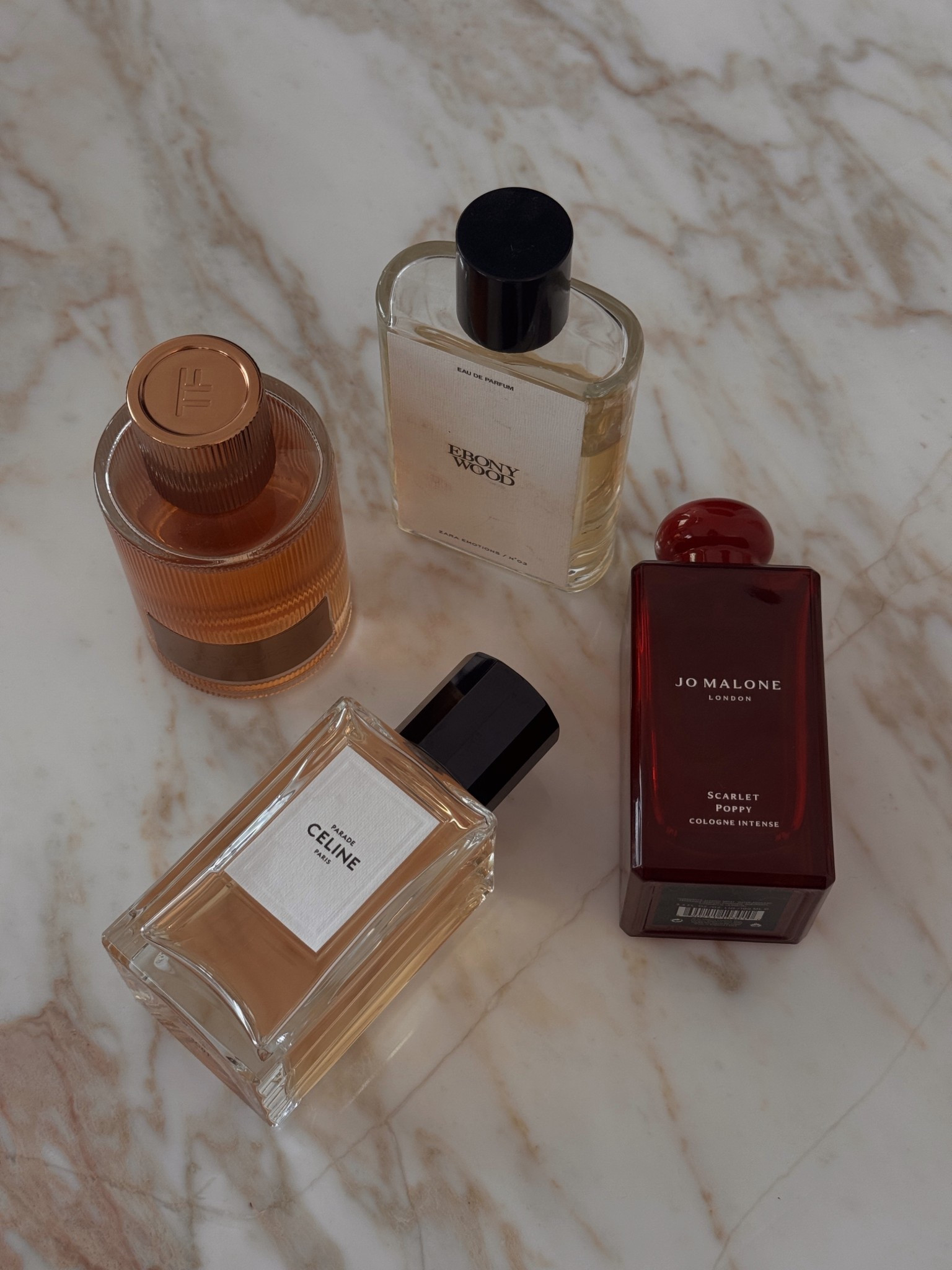My favorite autumn scents 🤍 Parade by Celine, Scarlet Poppy by Jo Malone, Ebony Wood by Zara and Bois Pacifique by Tom Ford 

#LTKautumn #LTKbeauty