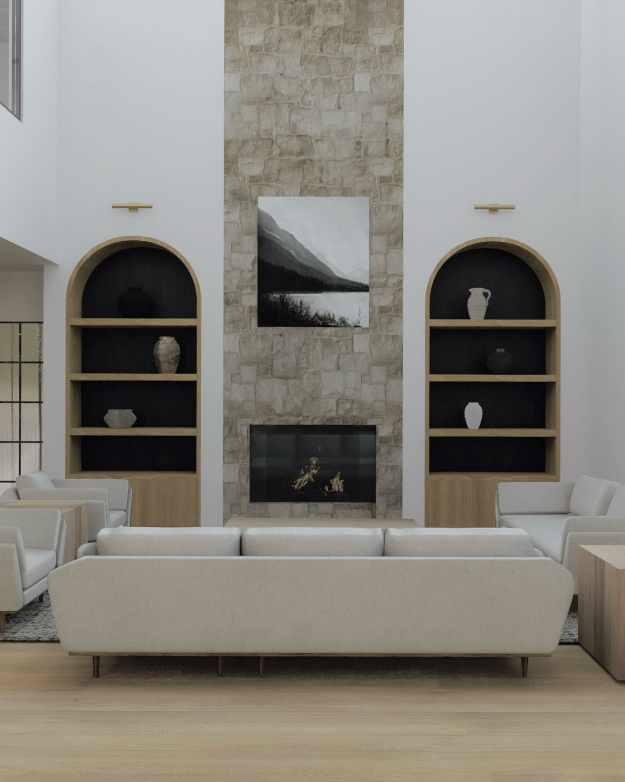 |MODERN TRANSITIONAL| design details- we wanted a modern design for this home that still felt warm & inviting. Blending neutral tones, organic textures & bold accents, creates a stunning aesthetic.

#LTKHome