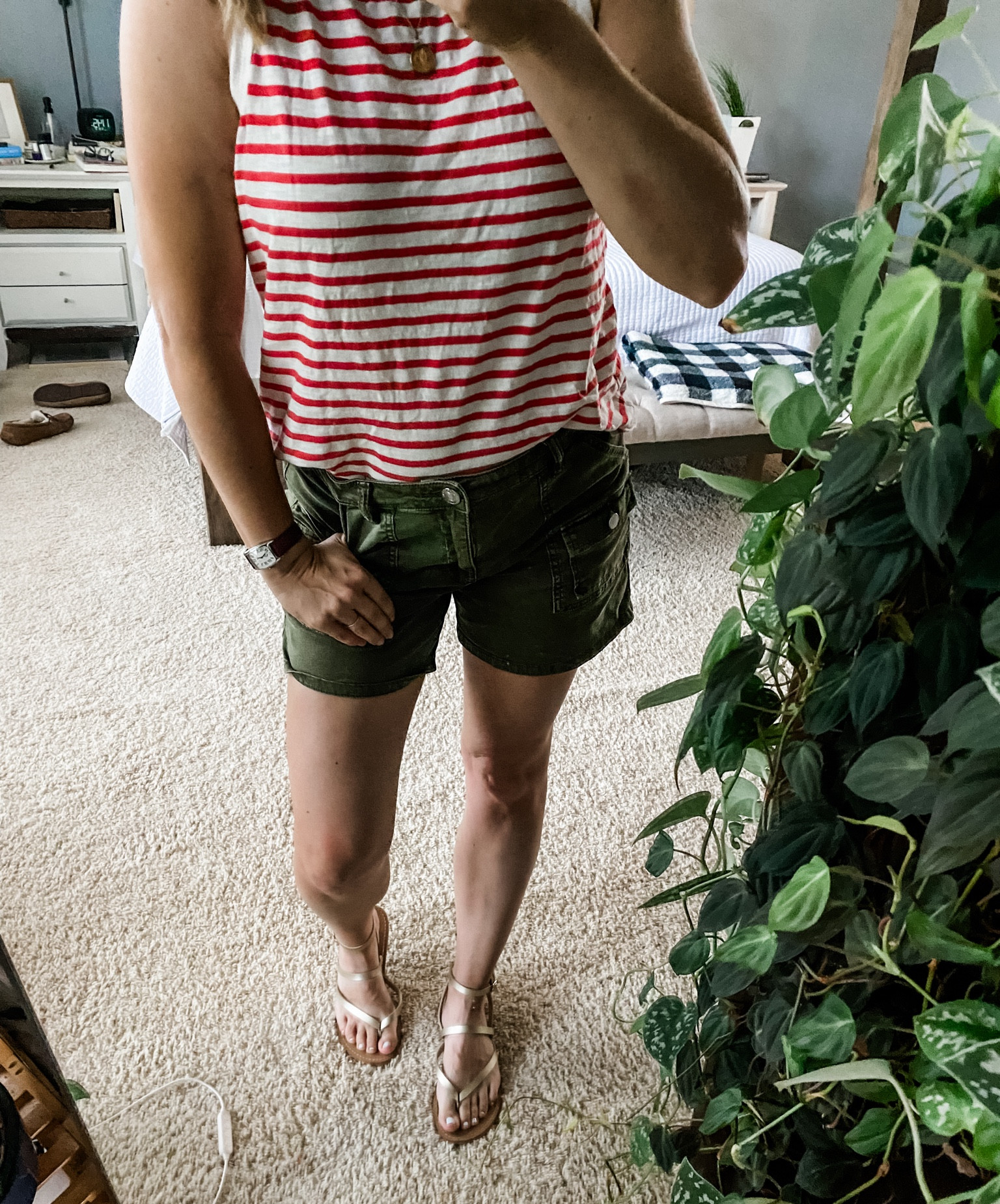 I am a big shop your closet fan.
I don’t think you need to overhaul your entire wardrobe every season.
I do think, though, adding a few new refresher pieces that bring excitement to your season but will also be functional for years to come.
This tank and these shorts are those pieces for me.
They are comfortable and functional but cute and classic at the same time.
They’re from my favorite, Evereve, again. And I highly recommend them both. 

#LTKOver40 #LTKFindsUnder100 #LTKSeasonal