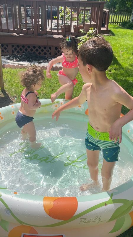 My kiddos & I are so excited for our new @Shopfloatlife inflatable pool! With school almost over & the weather warming up, we will be cooling down & playing in the pool all summer long. It’s super cute, easily inflates, & fits lots of kiddos! FUNBOY is now sold at Walmart & they have tons of cute pools & pool floats! We got a couple floats for my in laws pool too! Everything is linked below! #ad



#LTKSwim #LTKFamily #LTKSeasonal