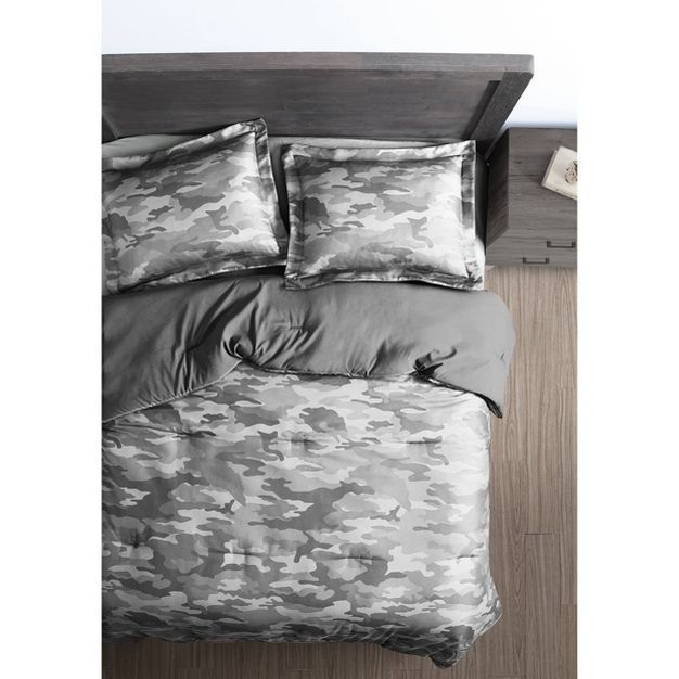 Erik Camo Comforter & Sheets Set Gray - Homekind | Target