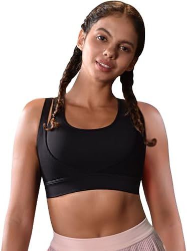 Cordaw Racerback Sports Bras for Women High Support, Molded Cup High Impact Hook Back Yoga Runnin... | Amazon (US)