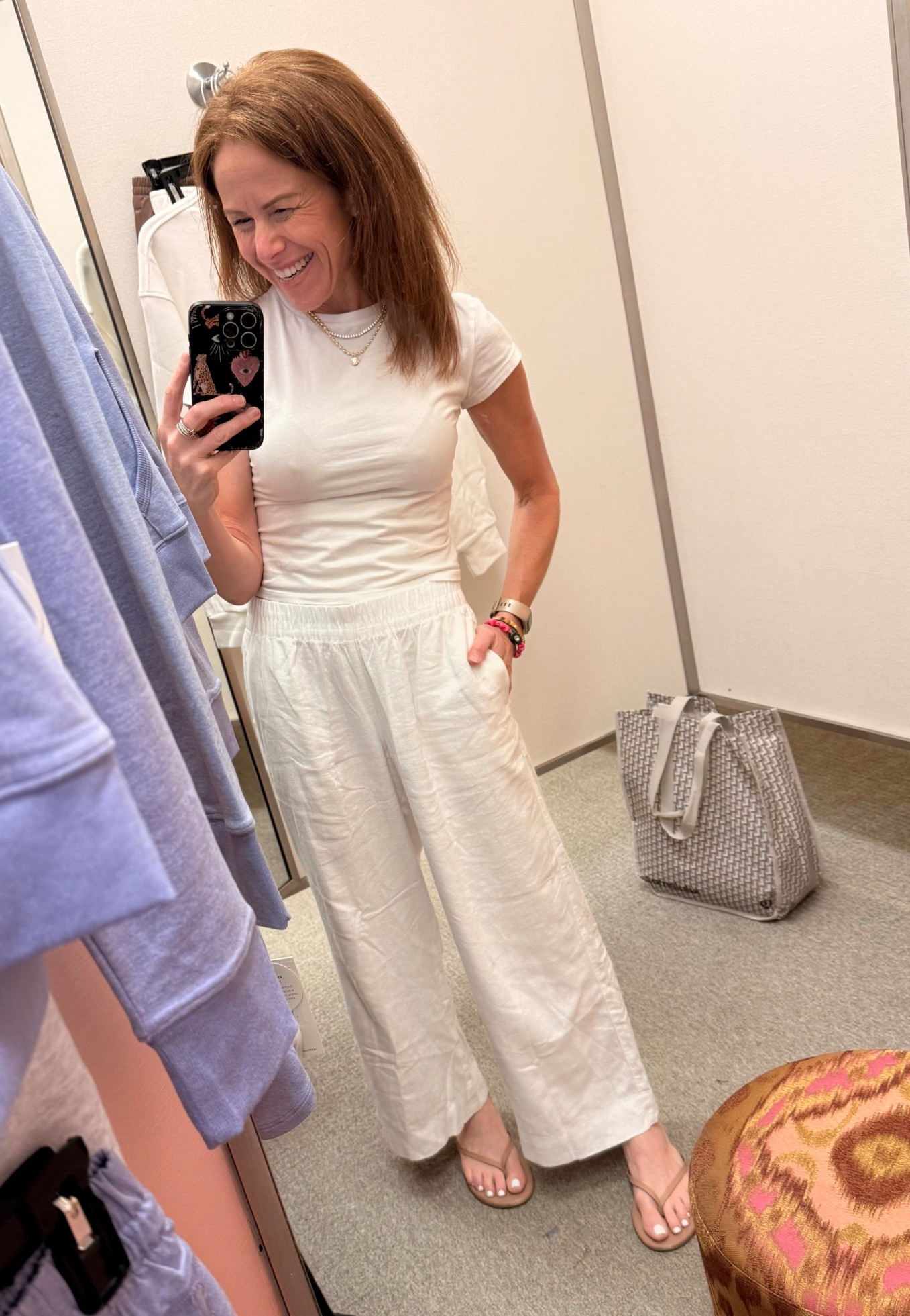 Finally found the perfect pair of linen pants that are not see thru, not crazy long and not $120!! I’m 5”3 and wearing XS petite  

#LTKPetite #LTKOver40 #LTKSaleAlert