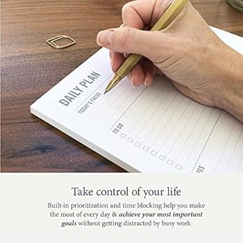 Two Tumbleweeds - 2022 Undated Daily Planner - To Do List - 6" x 9” Notepad - Organizer - Acade... | Amazon (US)