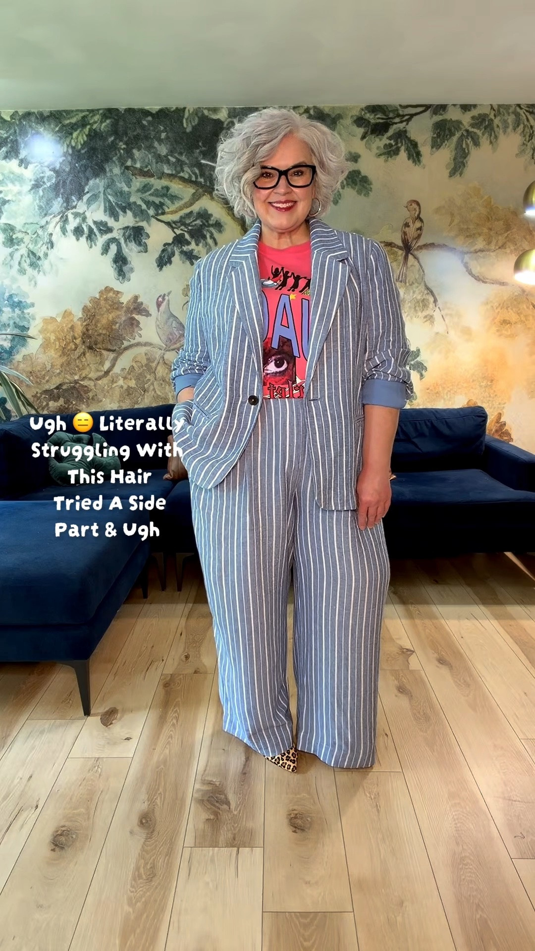 Listen I’m terrified of spiders TERRIFIED but if I’m being honest after the traumatic morning and a little time to bring my heart rate down it was a good day. Even if I wasn’t loving the side part.See the good! ☀️ 🩷 
#over50fashion #DopamineDressing #Over50Style #ootd #workwear

#LTKOver40 #LTKPlusSize #LTKWorkwear