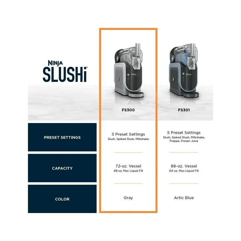 Ninja SLUSHi 72-Oz Frozen Drink Machine with RapidChill Technology, 3 Presets, Dishwasher Safe, F... | Walmart (US)