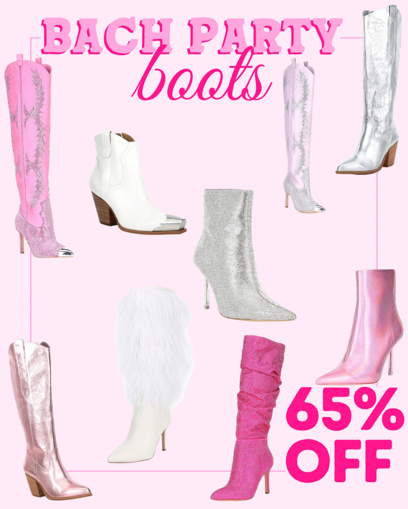 Disco Cowgirl Bachelorette Boots on sale!! 


bachelorette boots, bridal boots, rhinestone boots, nashville outfit, nashville bachelorette, nashville bachelorette outfit, bridal outfit, bachelorette out for the bride, bachelorette party outfit, outfits for the bride, pink boots, pink cowgirl boots

#LTKSale #LTKsalealert #LTKwedding