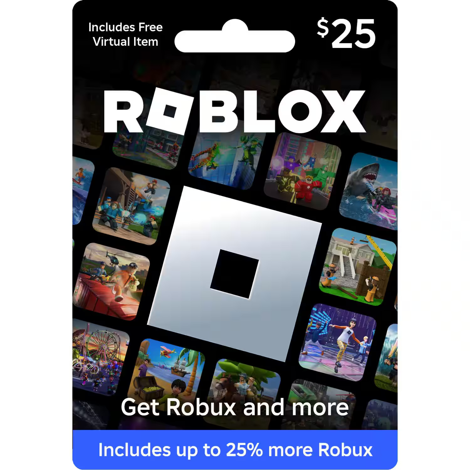 Roblox - $25 Physical Gift Card [Includes Virtual Item] | Best Buy U.S.