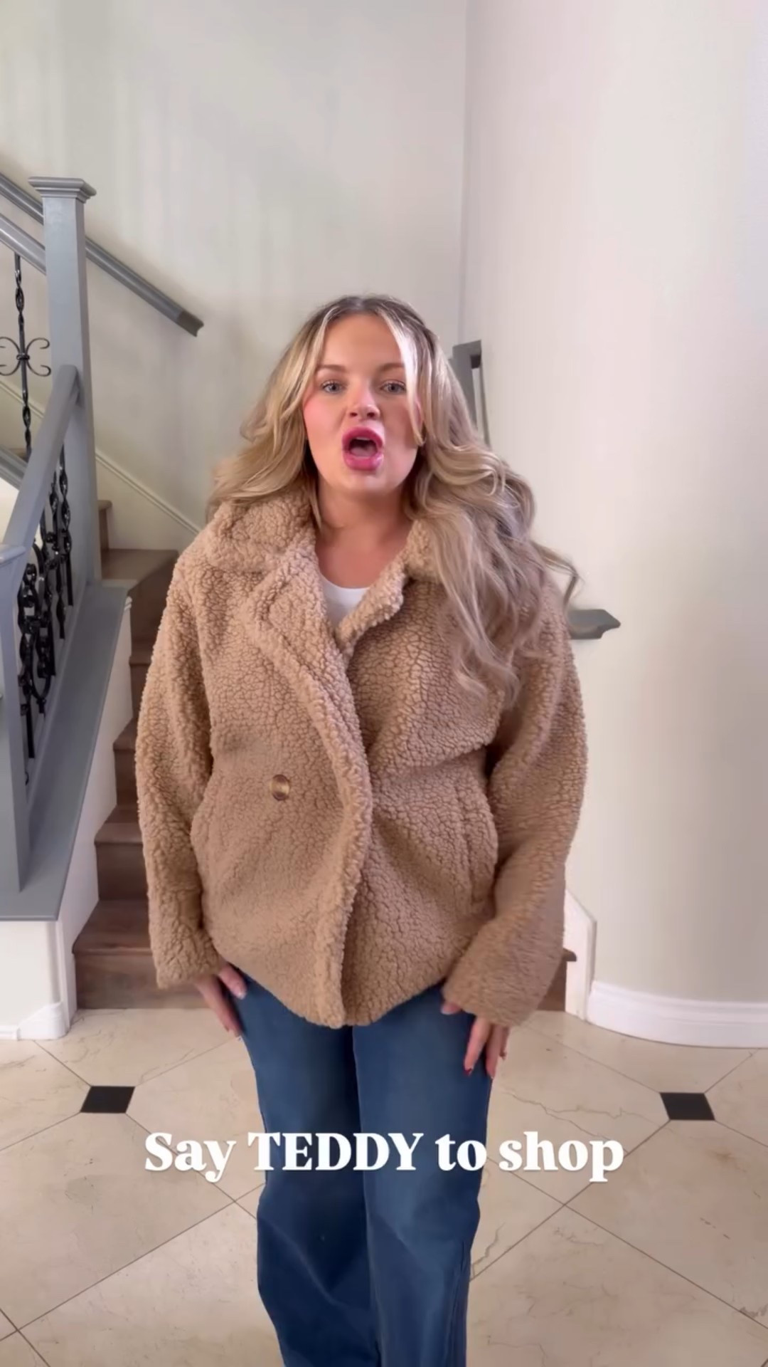 Cute and warm little teddy coat! 

#LTKMidsize #LTKSeasonal