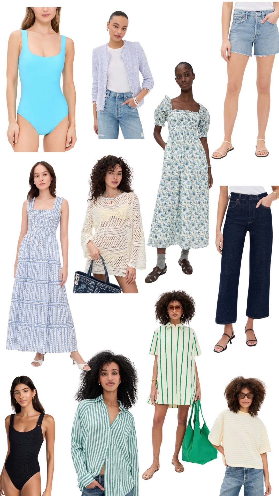 Really good clothing pieces in the Shopbop sale right now 🤍
Lots of easy spring dresses, denim, swimsuits, and lightweight pieces that are perfect going into summer.

shopbop clothing sale, shopbop spring clothing, shopbop dresses sale, shopbop denim sale, designer clothing sale, spring dresses women, summer dresses women, midi dress women spring, striped shirt women, striped dress women, denim shorts women, wide leg jeans women, straight leg jeans women, spring outfits women, casual spring outfits, vacation outfits women, resort wear women, lightweight sweaters women, crochet sweater women, cardigan jacket women, floral midi dress women, cotton summer dress women, chic casual outfits women, everyday spring outfits, spring wardrobe staples, neutral outfits women, classic denim outfits

#LTKgrwm #LTKSaleAlert #LTKootd