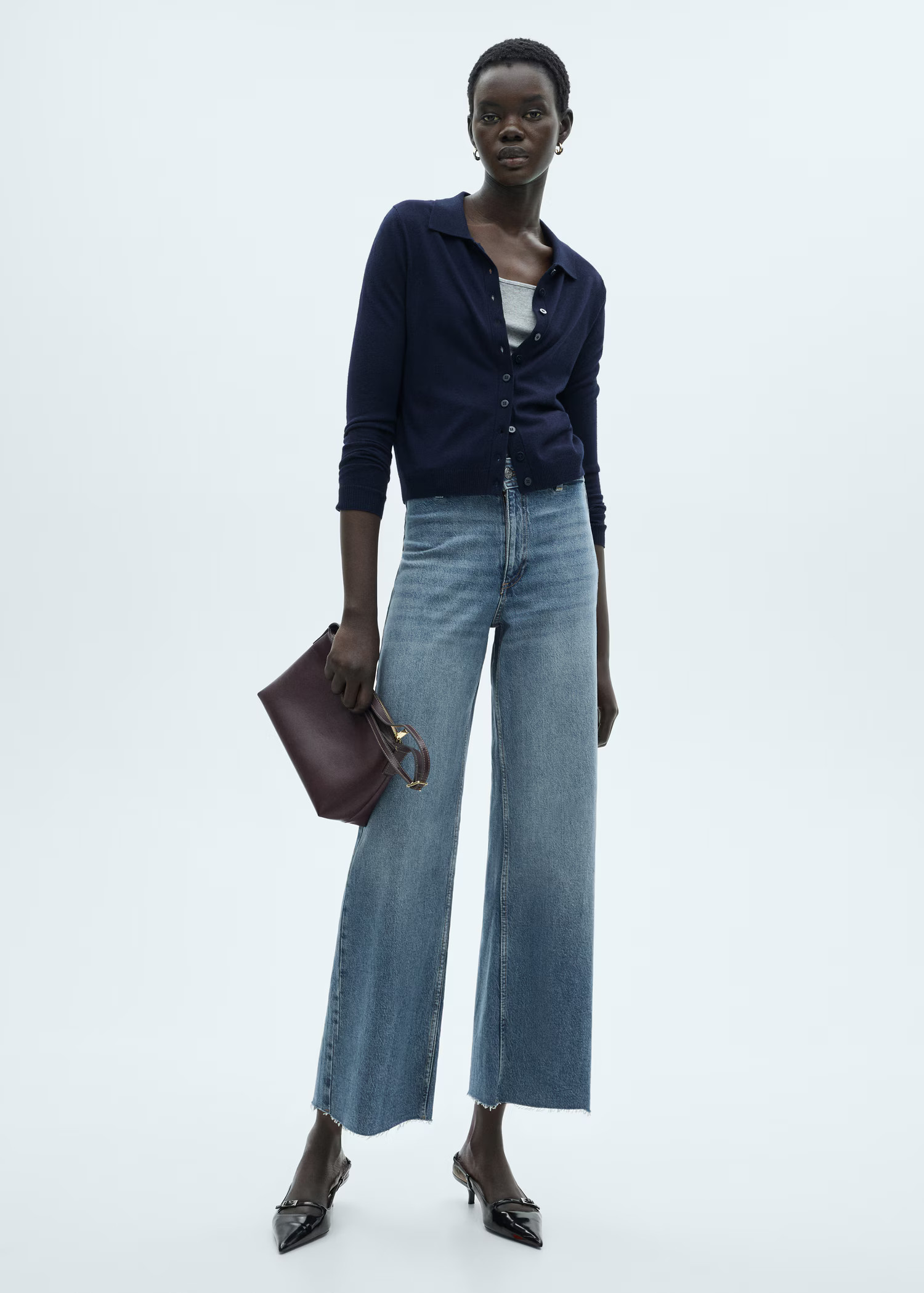 Catherin high-rise culotte jeans - Woman | MNG Australia | Mango (US/MX/AU)