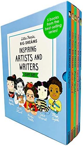 Little People, Big Dreams Inspiring Artists and Writers Gift 5 Books Box Collection Set (Maya Angelo | Amazon (US)