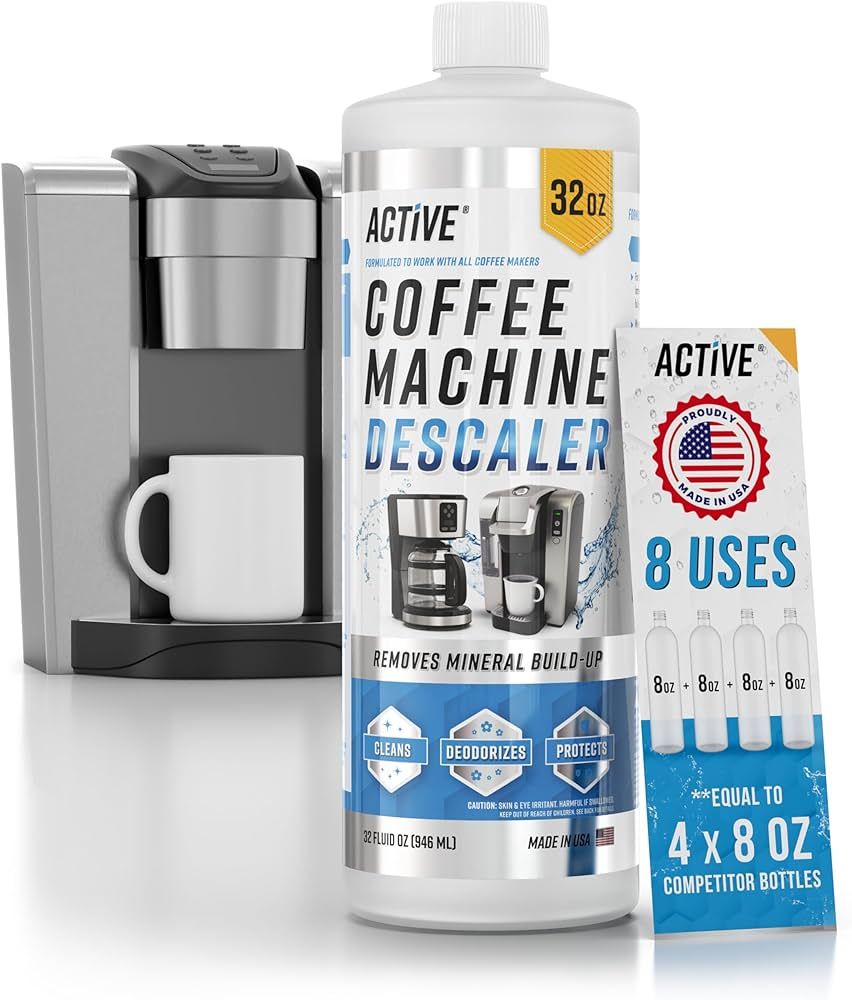 Coffee Machine Descaler Descaling Solution - 32oz (8 Uses) Compatible with Keurig, Nespresso, Bre... | Amazon (US)