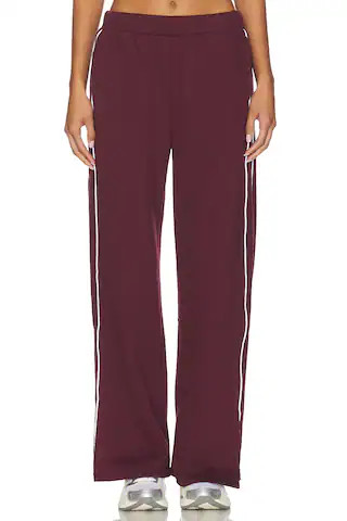 Beyond Yoga Luxe Fleece Piper Wide Leg Pant in Dark Cherry from Revolve.com | Revolve Clothing (Global)