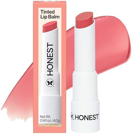 Honest Beauty Moisturizing Vegan Tinted Lip Balm, Antioxidant-rich, Acai Extracts, Avocado Oil, P... | Amazon (US)