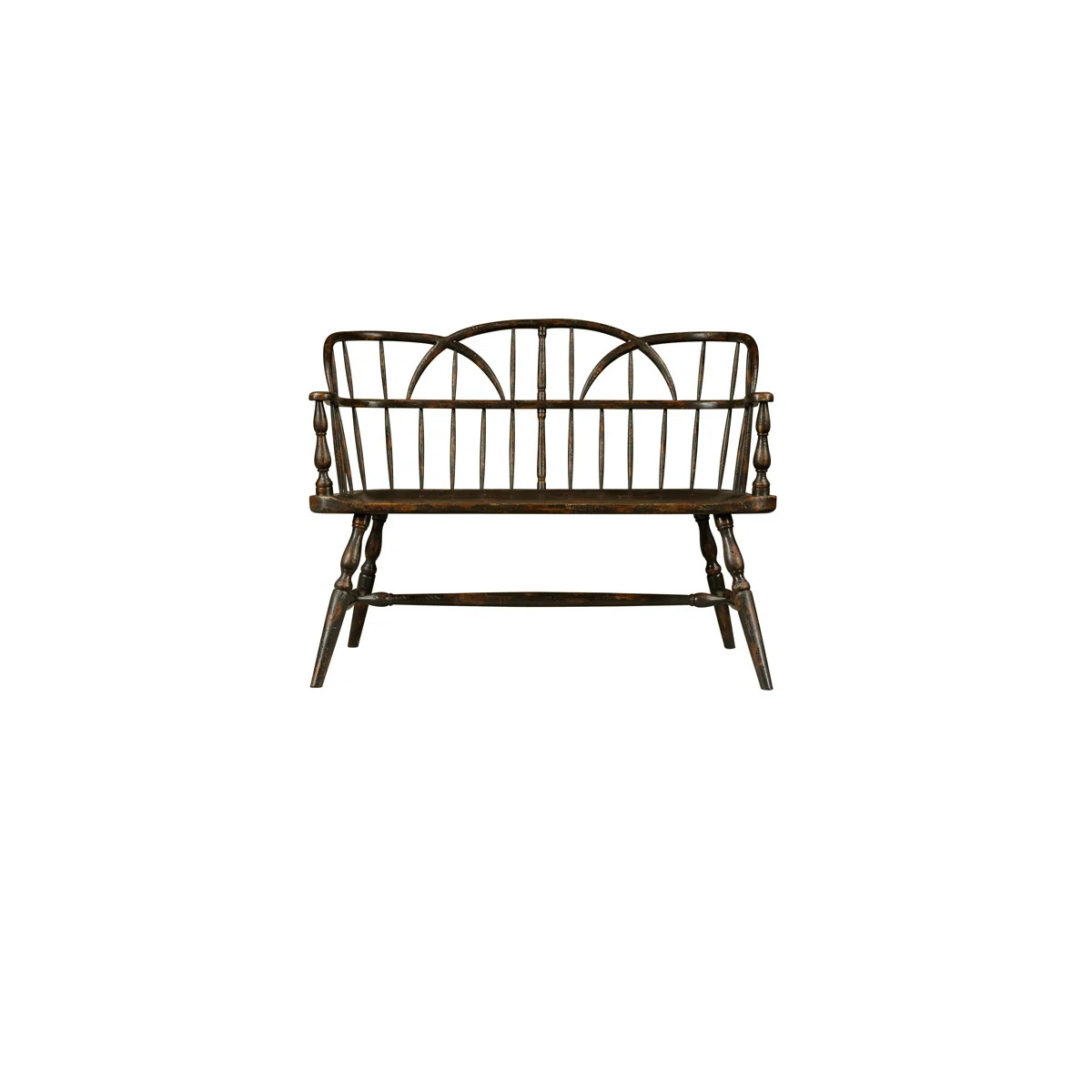 The Hoop Back Wood Bench | Wayfair North America