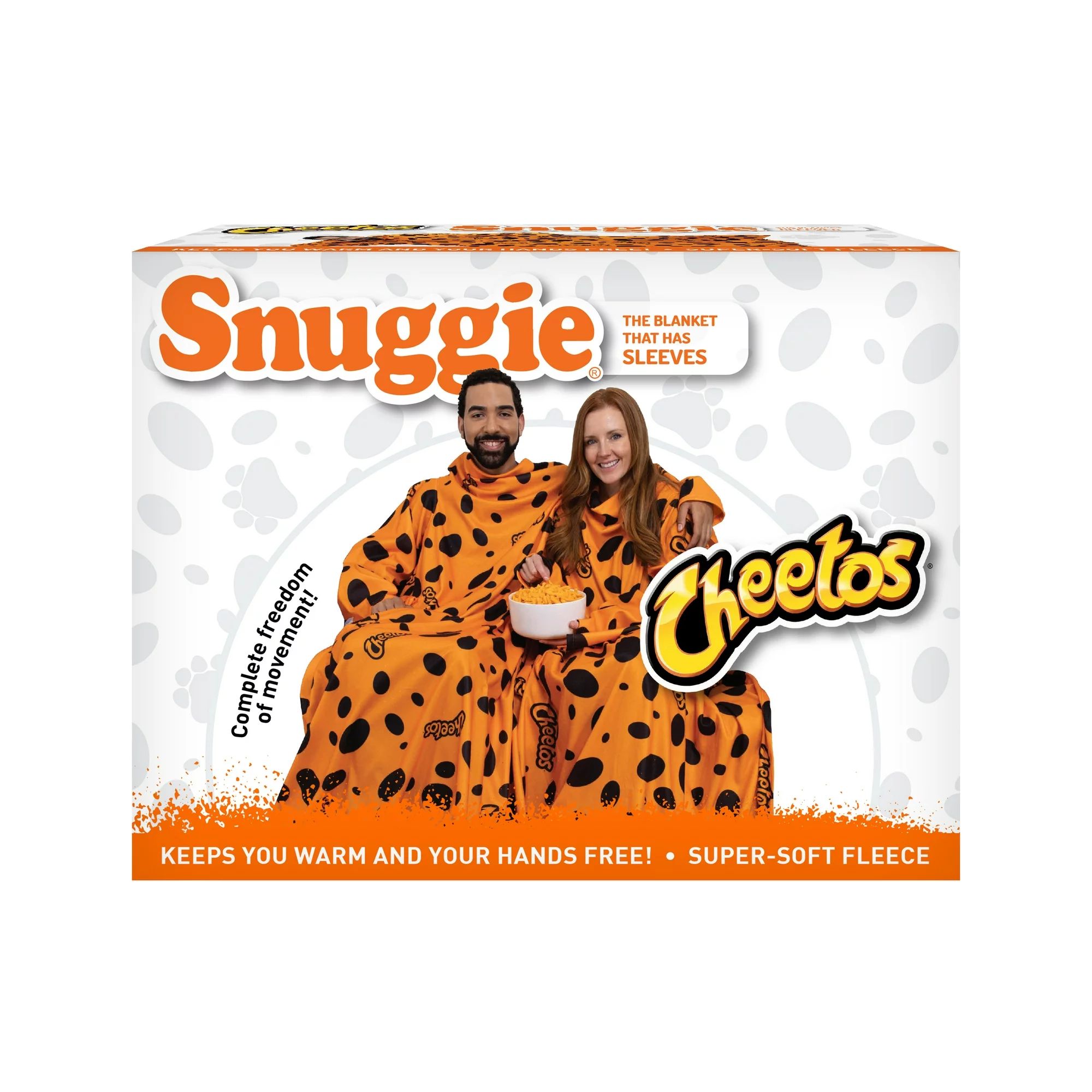 Snuggie The Original Wearable Blanket with Sleeves, Super Soft Throw Fleece, Cheetos Cheeto Spots | Walmart (US)