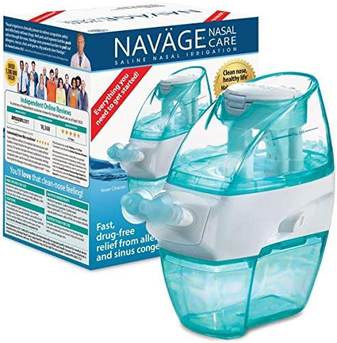 Navage Nasal Care Starter Bundle: Navage Nose Cleaner, 20 SaltPods, Plus Bonus 10 SaltPods | Amazon (US)