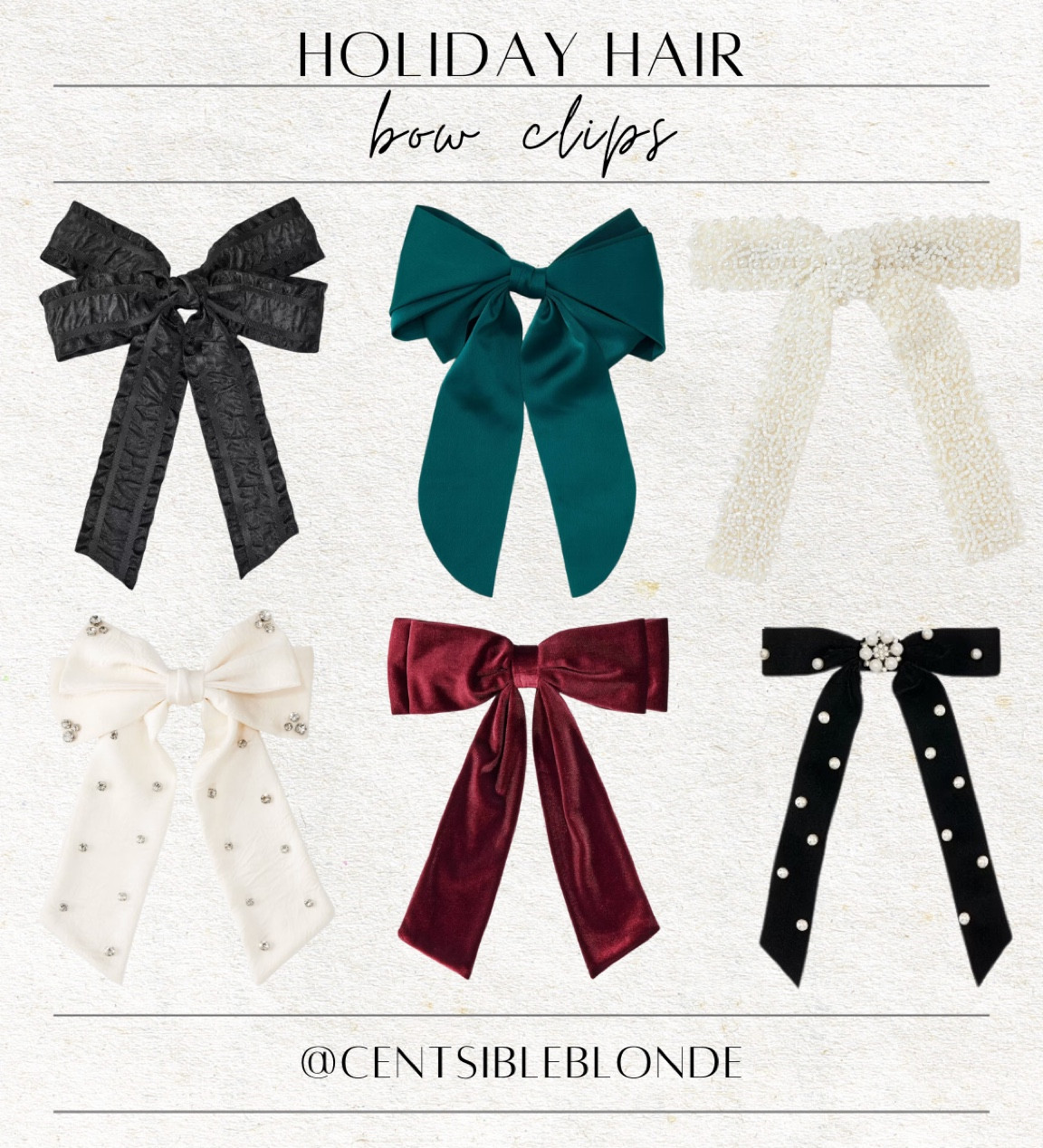 hair bows, hair clips, bow clips, 
Target style, Holiday hair, satin bow, pearl bow, black bow, burgundy bow, holiday style, hair style, party, festive, velvet bow

#LTKParties #LTKFindsUnder50 #LTKHoliday
